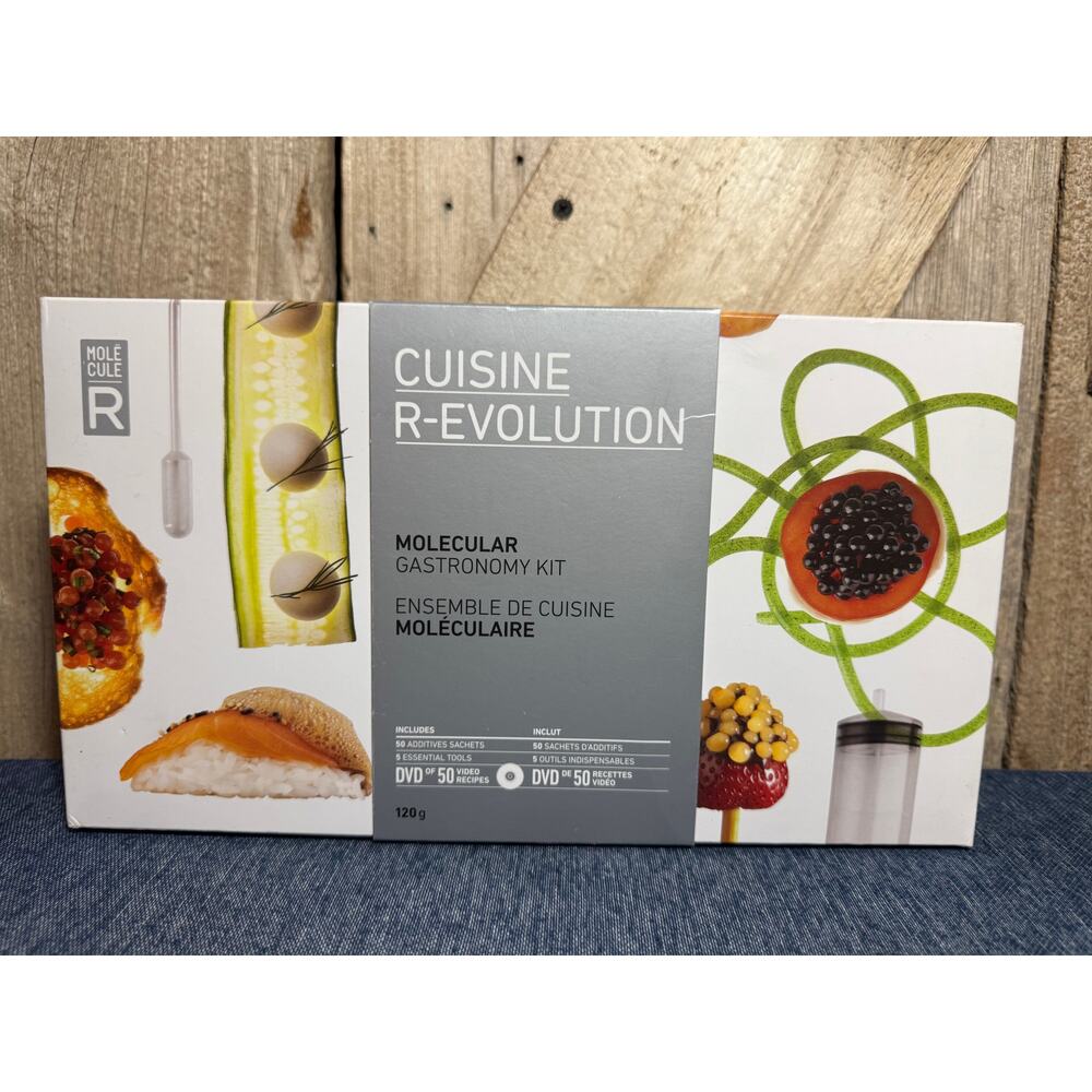 CUISINE R-EVOLUTION Molecular Gastronomy Starter Kit Spherification Kit NO DVD